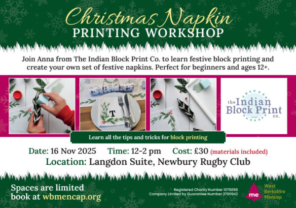 Christmas Napkin Printing Workshop - Image 2